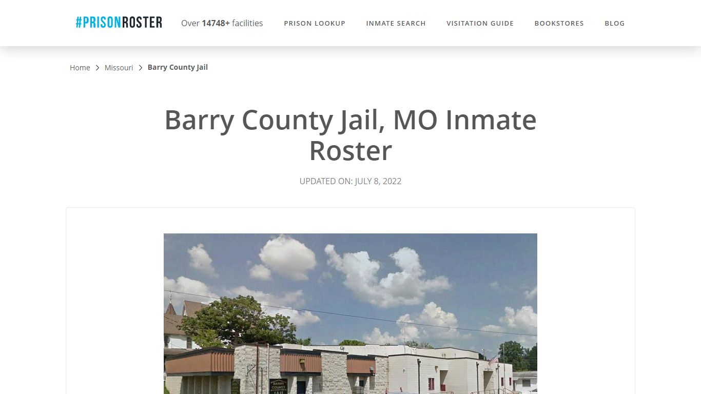 Barry County Jail, MO Inmate Roster
